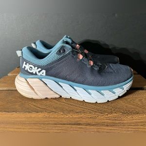 Hoka One One Gaviota 3 Ombre Blue/Rosette Shoes, Women’s Size 7